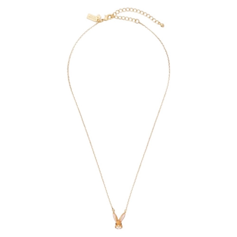 KATE SPADE • Desert Muse Bunny Rabbit Necklace - Picture 3 of 5